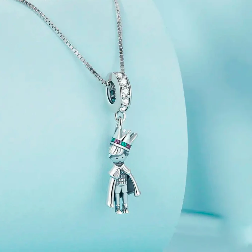 Little Prince pendant with zircon stones