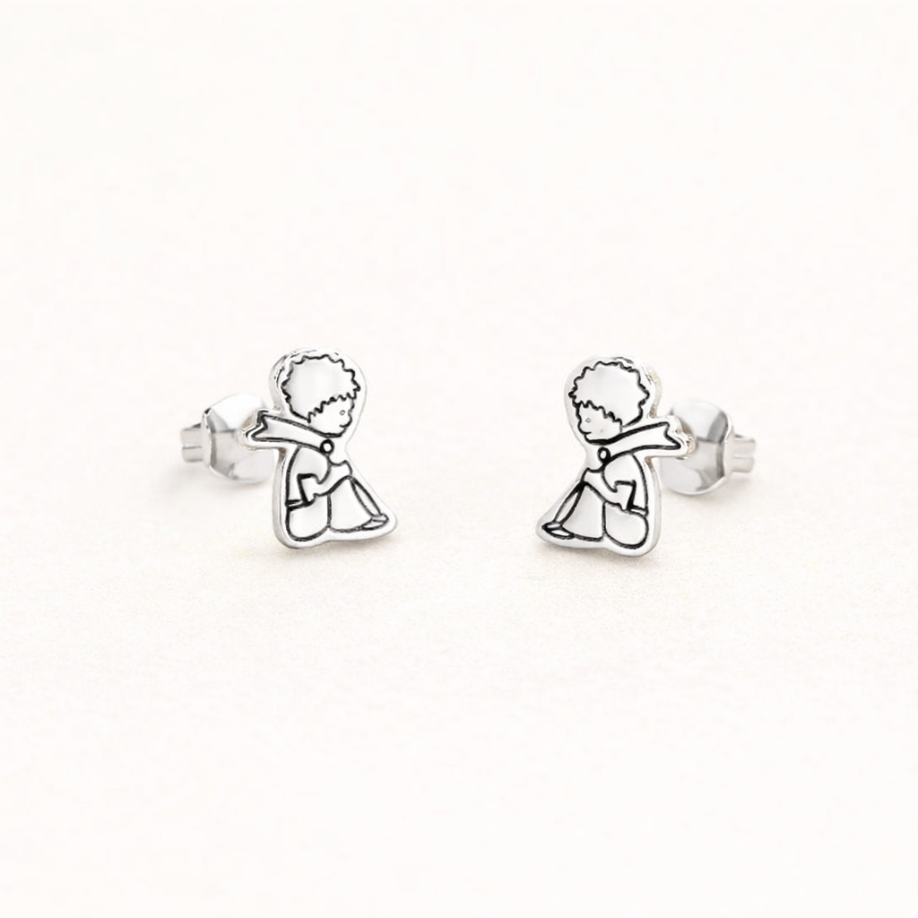 Little Prince Silver Stud Earring